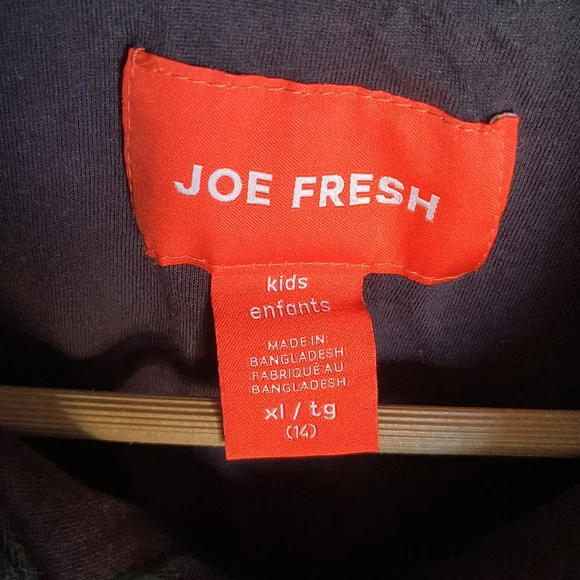 Joe fresh Plaid Shacket Shirt Jacket L Boys